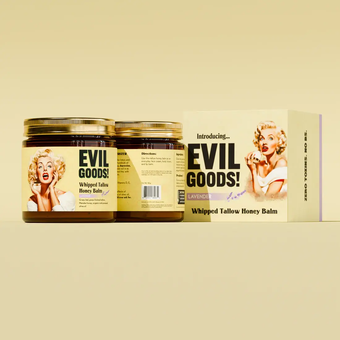 EvilGoods Bálsamo Con Sebo De Res Y Miel De Manuka El Secreto De Como Miles De Personas Se Están Rejuveneciendo Con Esta Crema 100% Natural