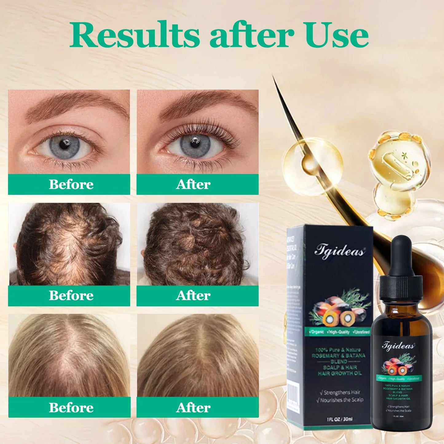Aceite Batana Hairth con romero y argán 30 Ml