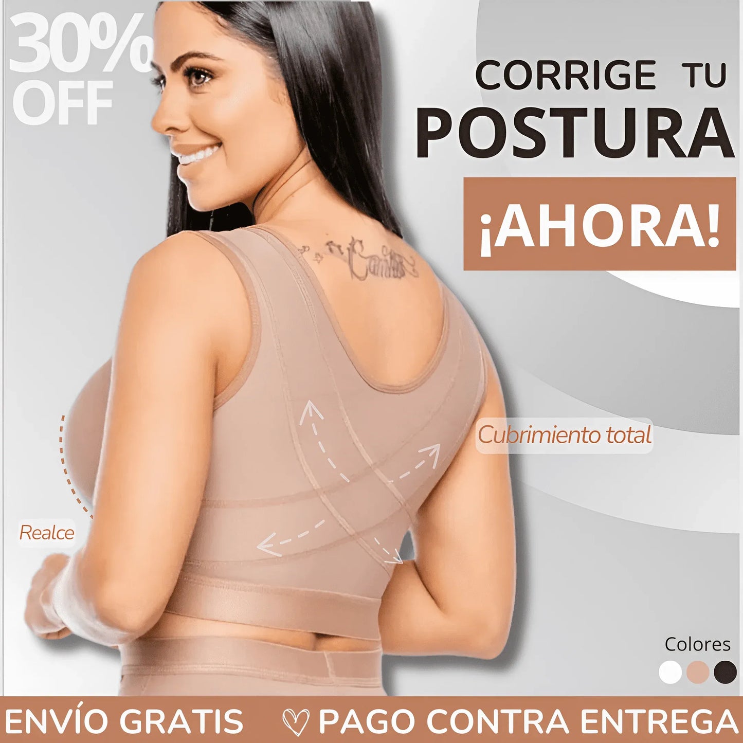 💖 ¡Realza tu figura! Brasier + Corrector de postura 🚚 ENVÍO GRATIS