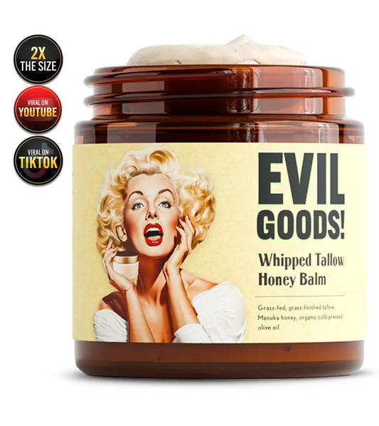 EvilGoods Bálsamo Con Sebo De Res Y Miel De Manuka  El Secreto De Como Miles De Personas Se Están Rejuveneciendo Con Esta Crema 100% Natural