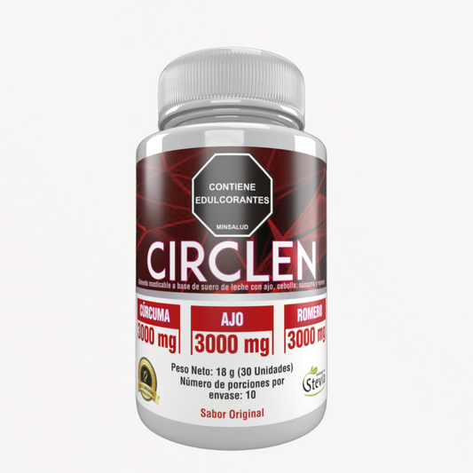 CIRCLEN: CÁPSULAS DE CÚRCUMA, AJO , ROMERO Y CEBOLLA ( CON INVIMA) G