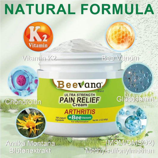 Crema de veneno de abejas para dolores musculares y articulares