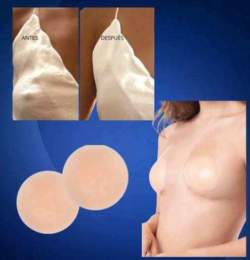 Cubre pezones adhesivos reutilizables resistente al agua