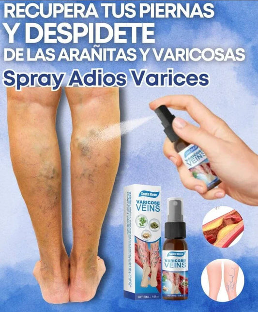 Tratamiento spray para várices y arañitas
